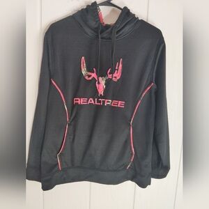 EUC!! REALTREE, Black & Pink Pullover Hoodie